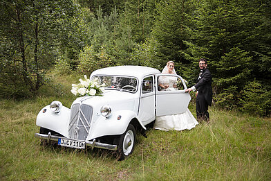 Hochzeitsfotografie an der Ohratalsperre